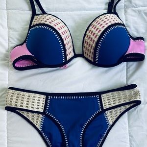 Victorias Secret Crochet Detail Bikini